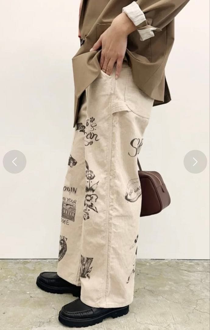 FRAMeWORK rakugaki 1984 PAYDAY 別注パンツ 38