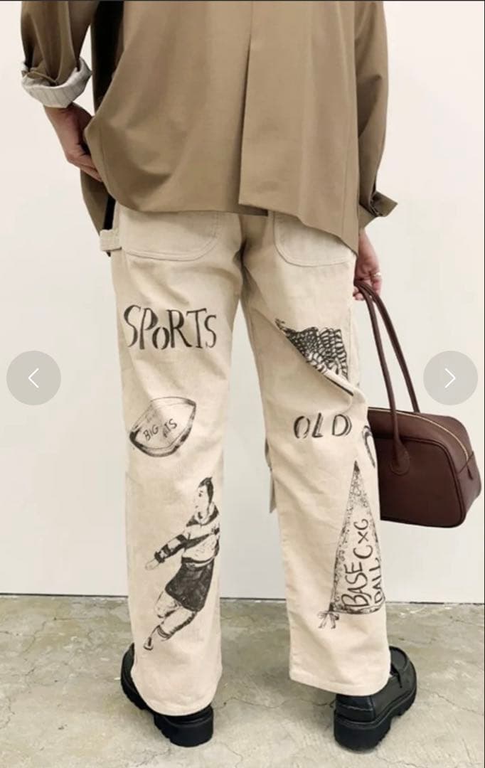 FRAMeWORK rakugaki 1984 PAYDAY 別注パンツ 38