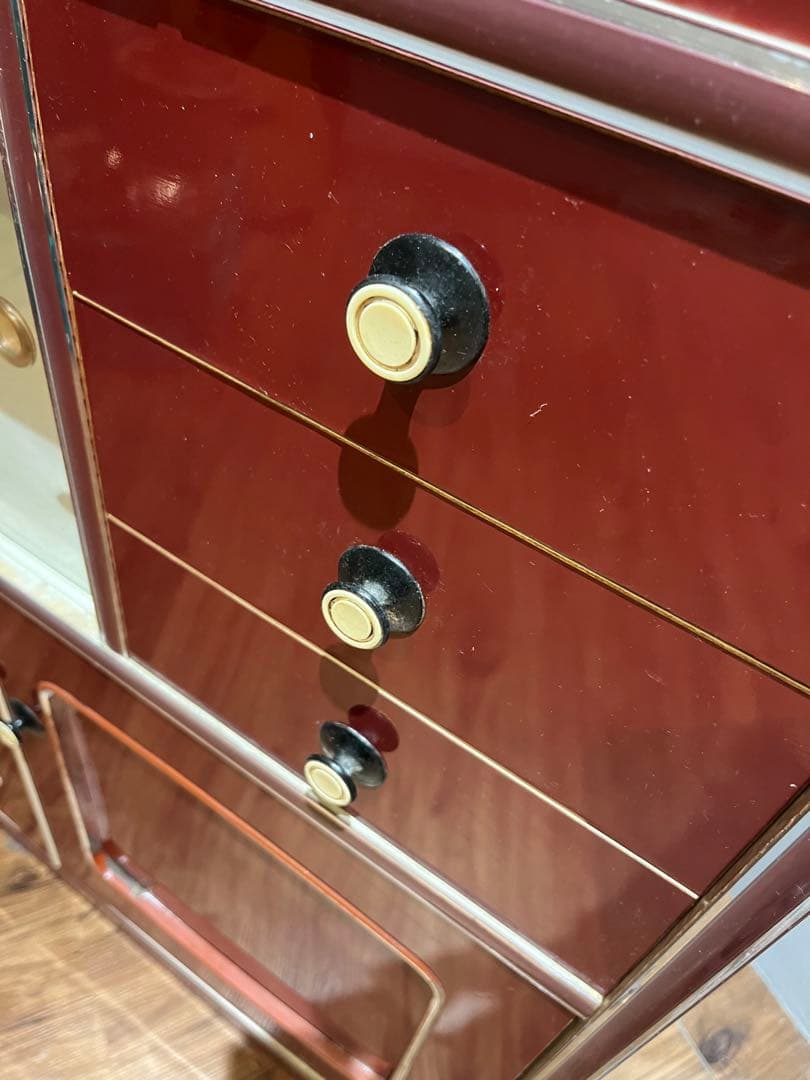 アーチ型 食器棚 昭和レトロ レトロポップ インテリア 当時物