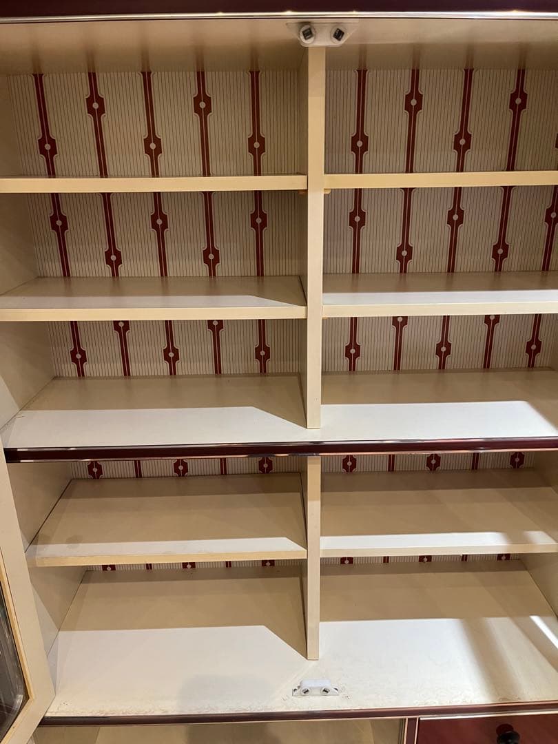 アーチ型 食器棚 昭和レトロ レトロポップ インテリア 当時物