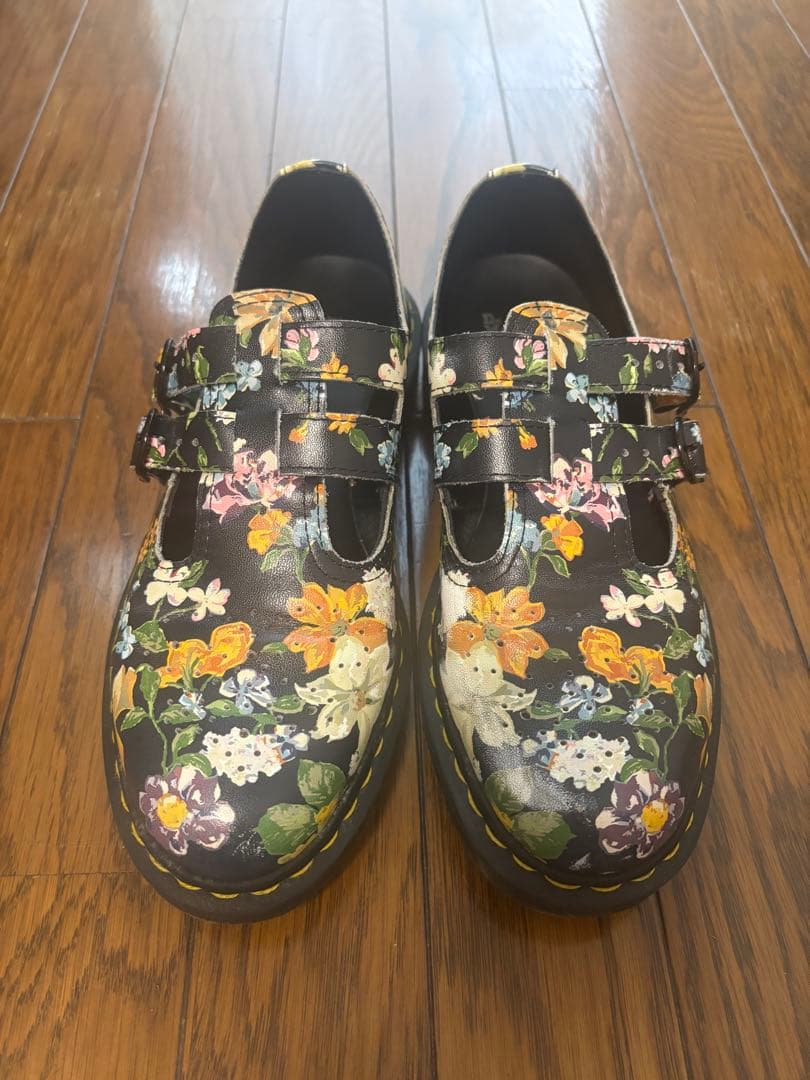Dr. Martens メリージェーン　フラワー柄　26.0cm