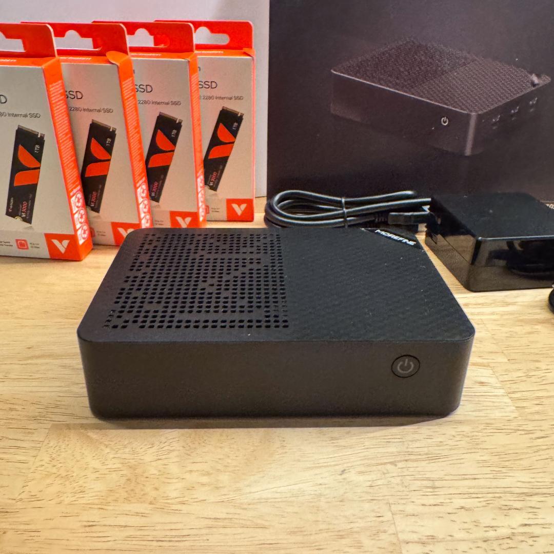ミニPC MOREFINE M10S MINI NAS N150 - 4TB NVME