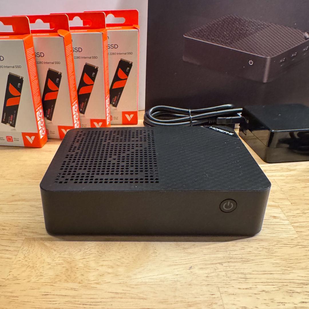 ミニPC MOREFINE M10S MINI NAS N150 - 4TB NVME