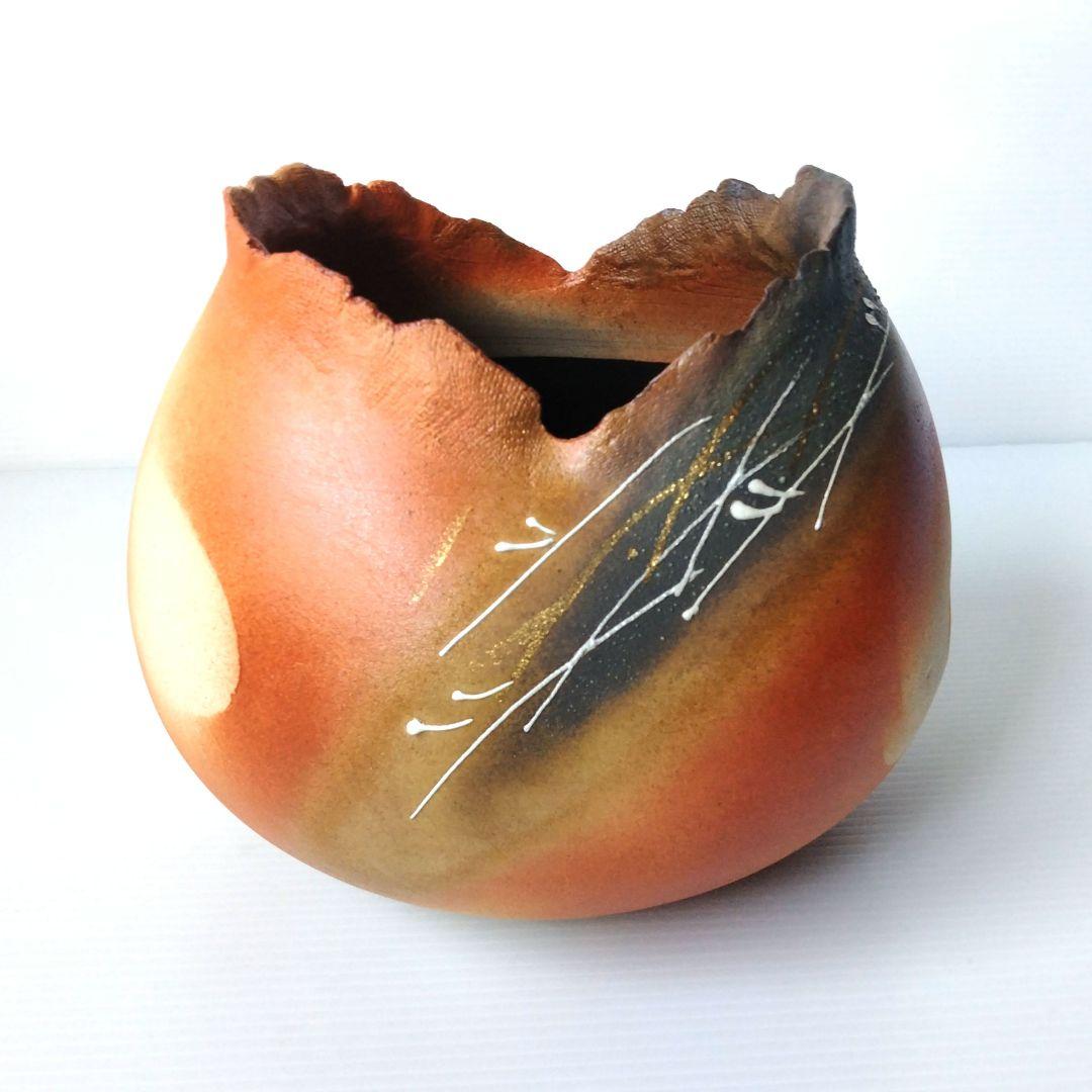 信楽焼 陶芸家 大原薫 伝統工芸士 花器 壷 生け花 フラワーベース