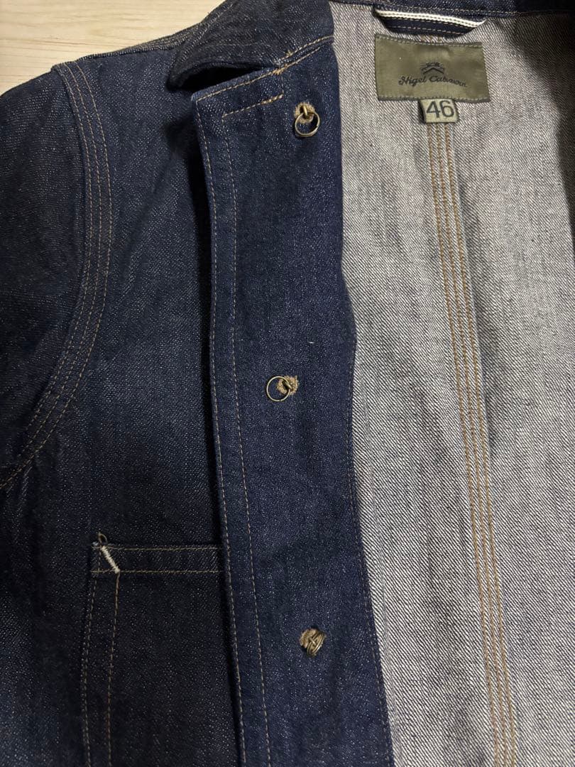 ナイジェルケーボン　デニムカバーオールジャケット