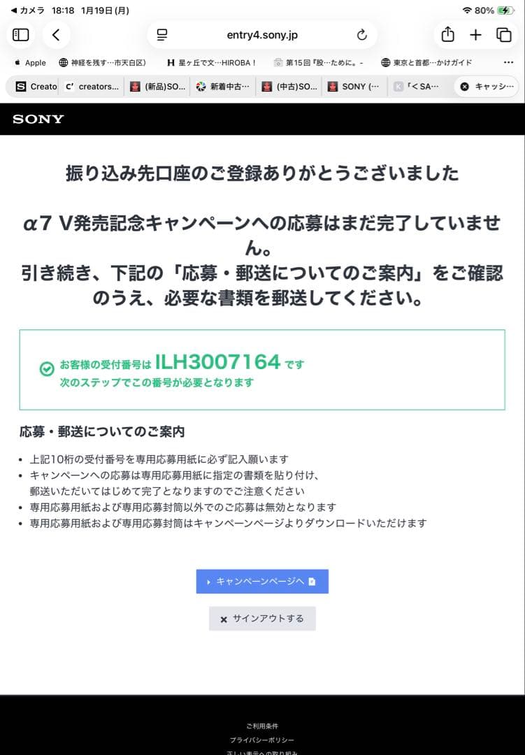 SONY α74 ミラーレスカメラ 本体と付属品