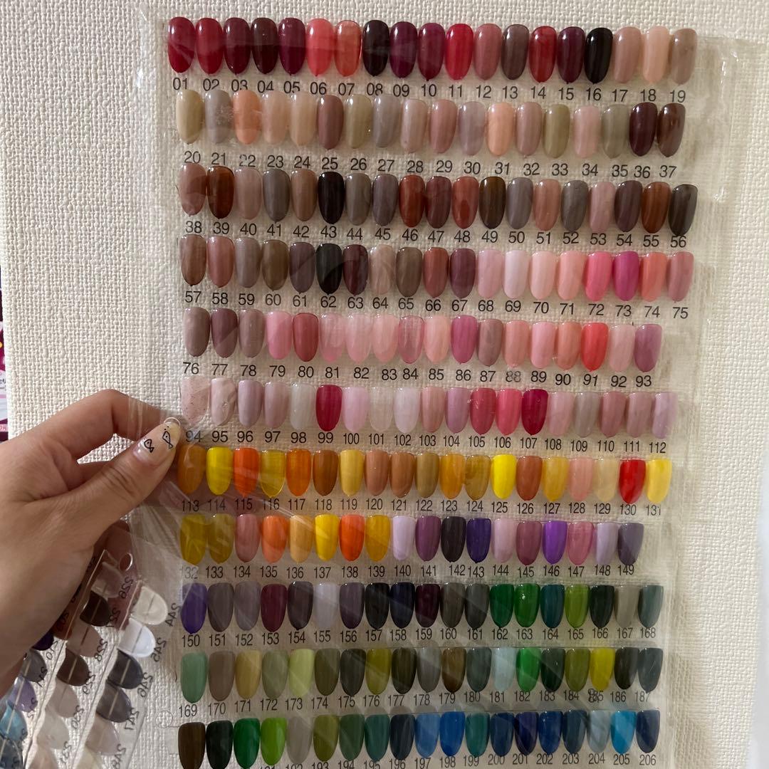 PREGEL Muse ジェルネイル 全色261 色　カラーチャット付き