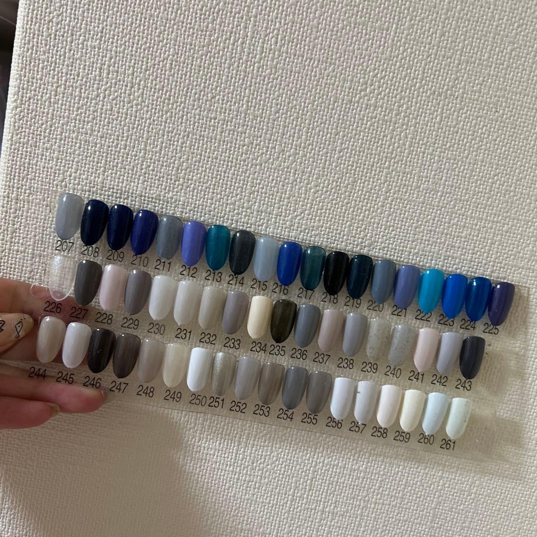 PREGEL Muse ジェルネイル 全色261 色　カラーチャット付き