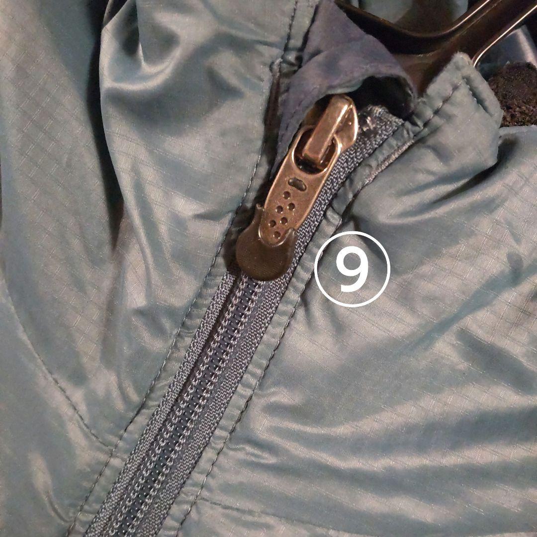 2007年製 patagonia マイクロパフフーデッド 収納袋付 S ブルー