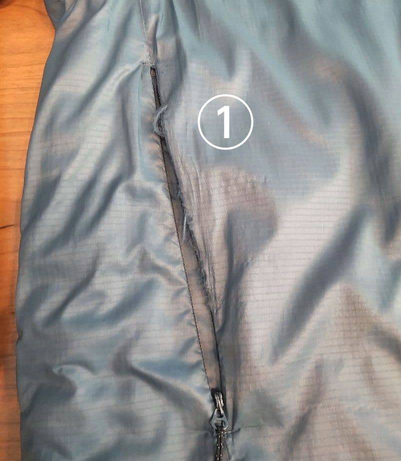 2007年製 patagonia マイクロパフフーデッド 収納袋付 S ブルー