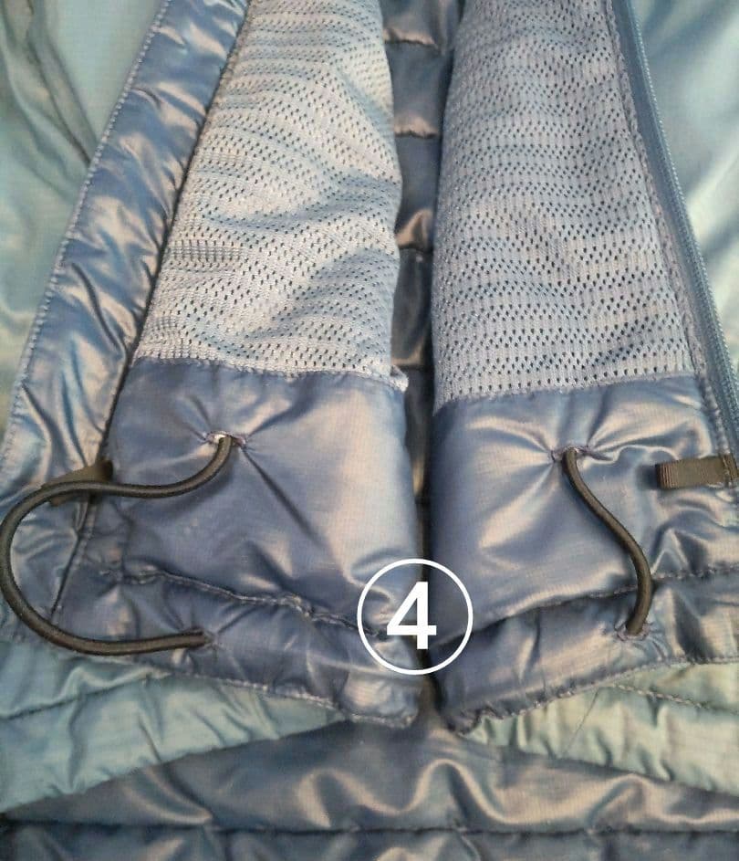 2007年製 patagonia マイクロパフフーデッド 収納袋付 S ブルー