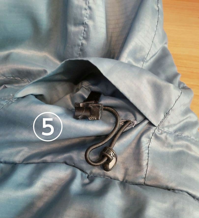 2007年製 patagonia マイクロパフフーデッド 収納袋付 S ブルー