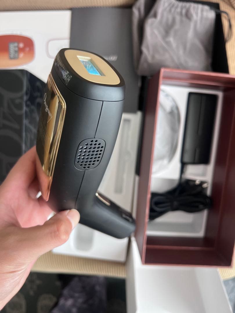 【稼働ok】Opus Beauty 03 脱毛器 ブラック・ゴールド