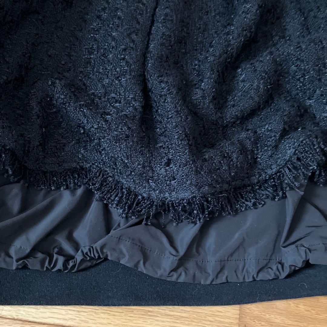 AULA AILA デニム切り替えブルゾン　黒