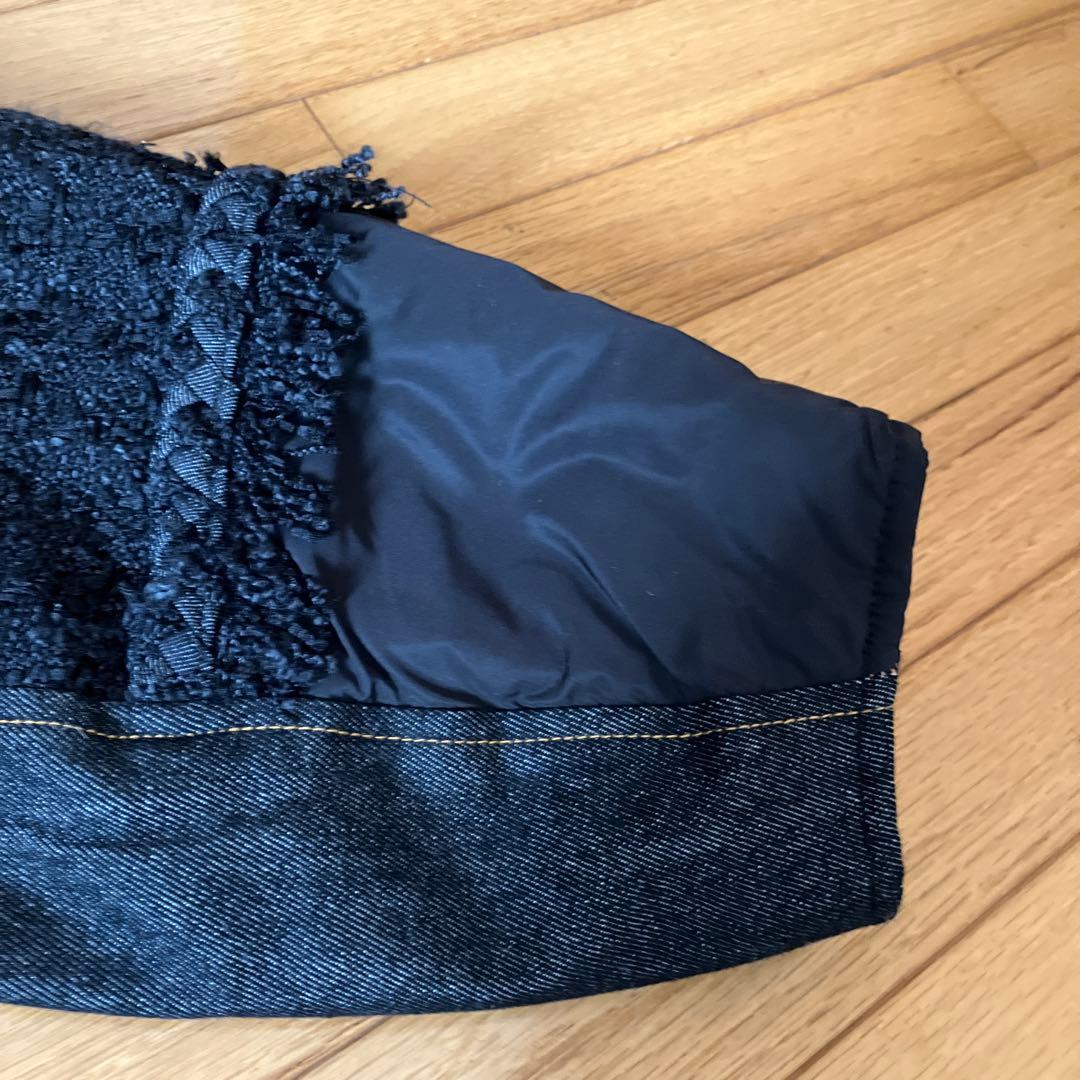 AULA AILA デニム切り替えブルゾン　黒