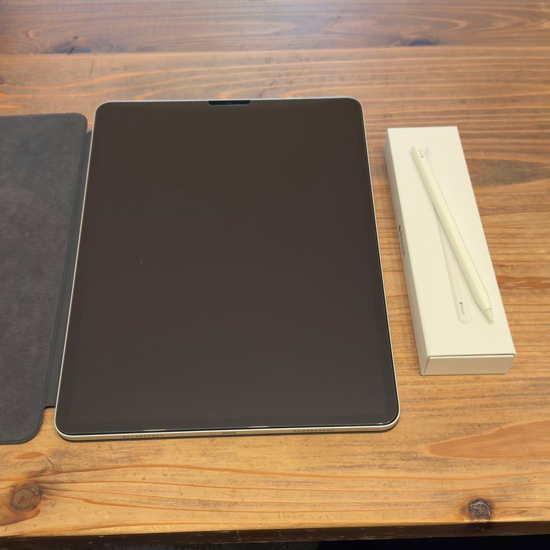 iPad Pro M2 12.9インチ Pencil、Smart Folio付き