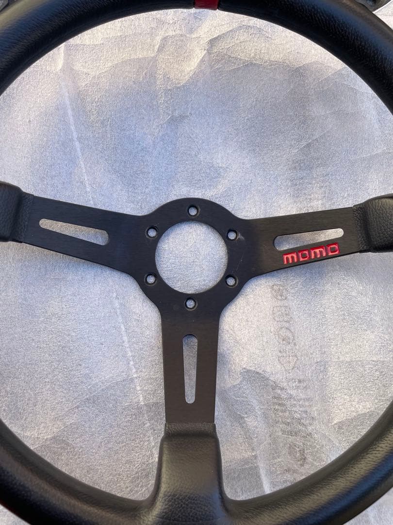 MOMO フルスピード 赤 348D