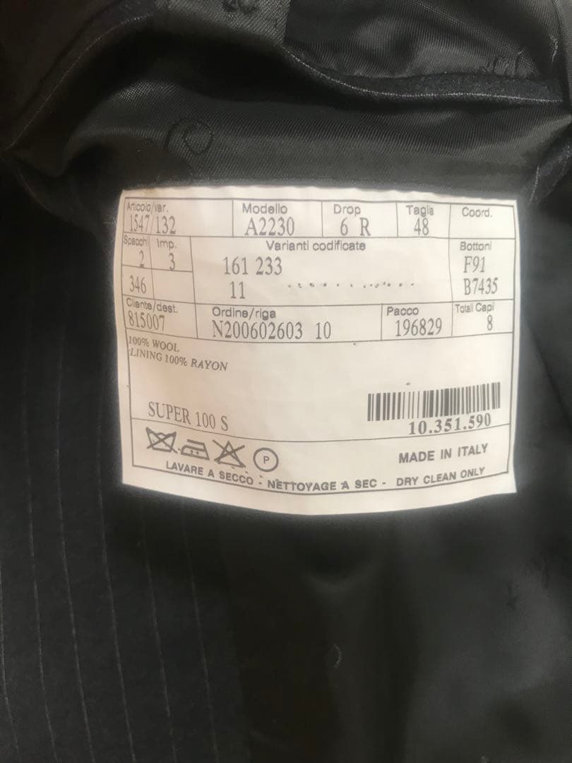 Belvest／ベルベスト・イタリアン 最高級テーラード スーツ