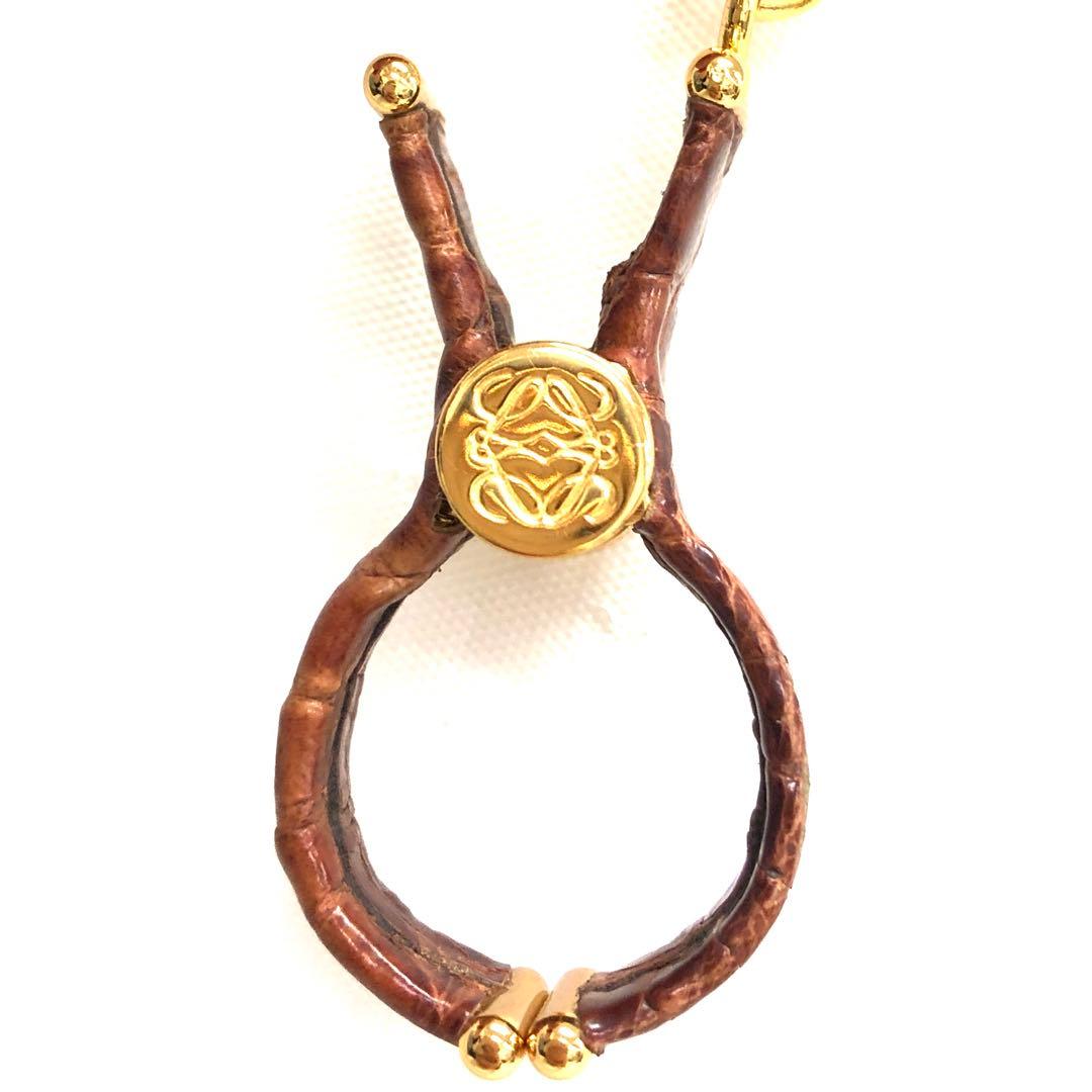 M02/012 LOEWE ロエベ グローブホルダー チャーム アナグラム