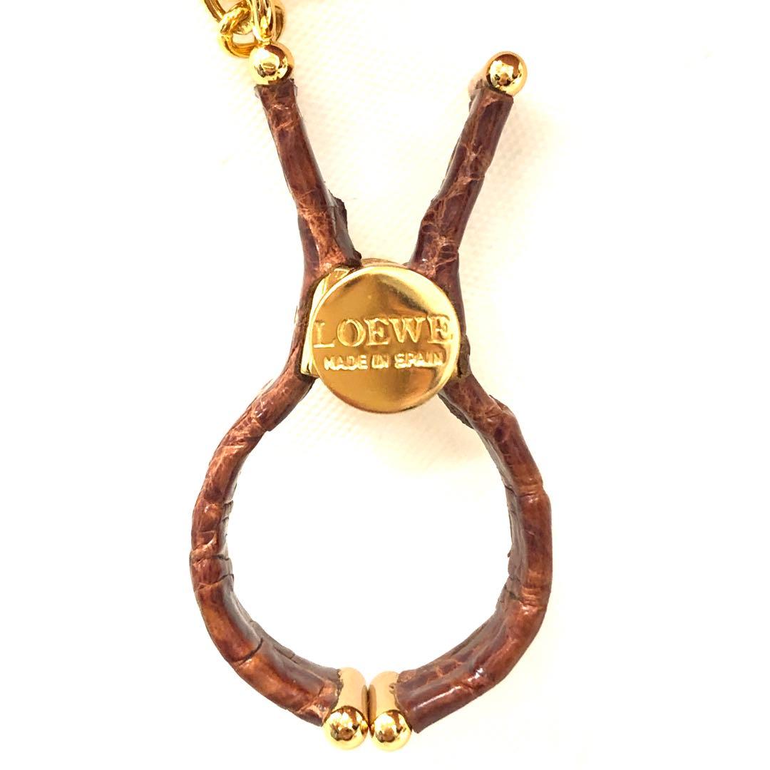 M02/012 LOEWE ロエベ グローブホルダー チャーム アナグラム