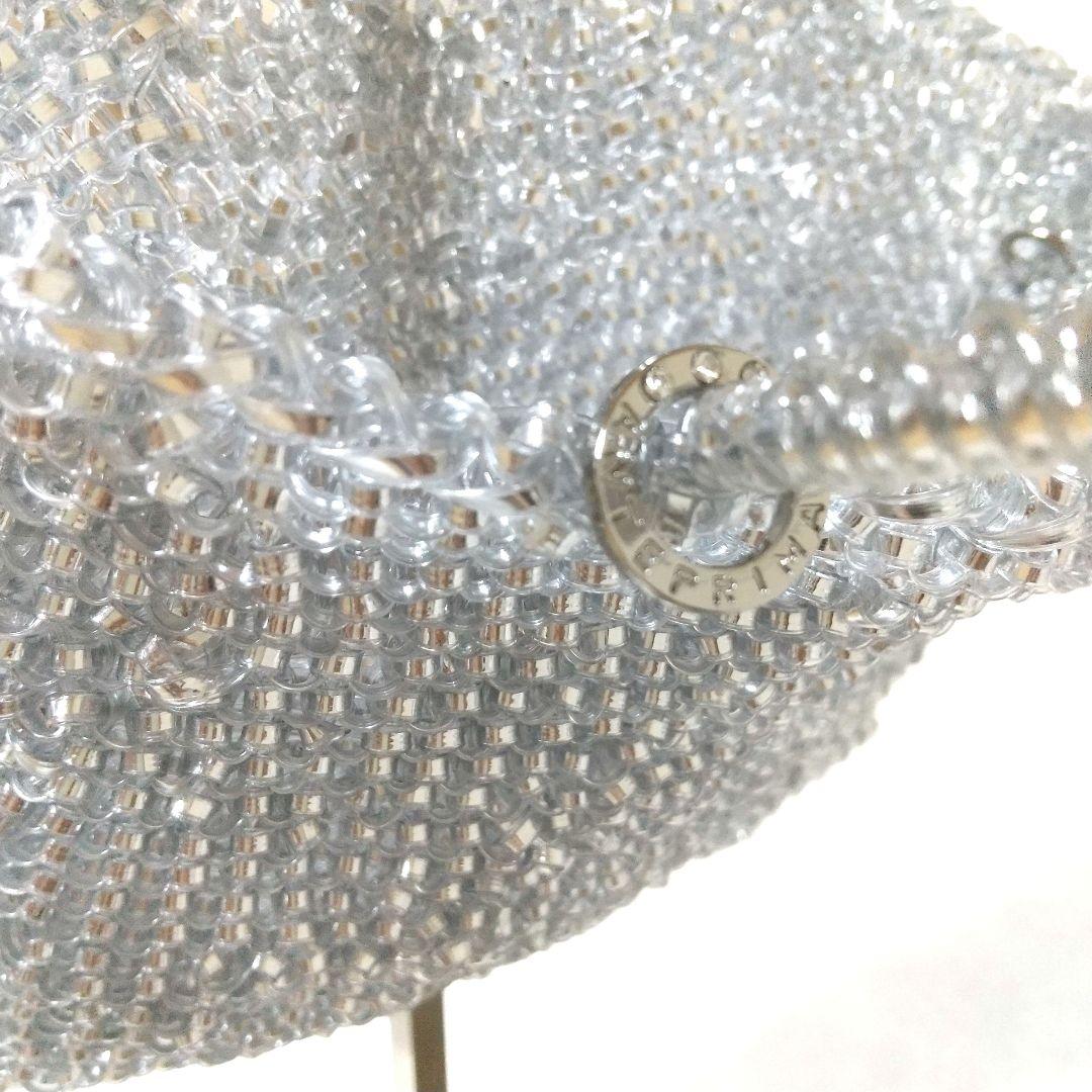 美品　アンテプリマ　スタンダード　ミニアトゥーラ　シルバー　2WAY　バッグ