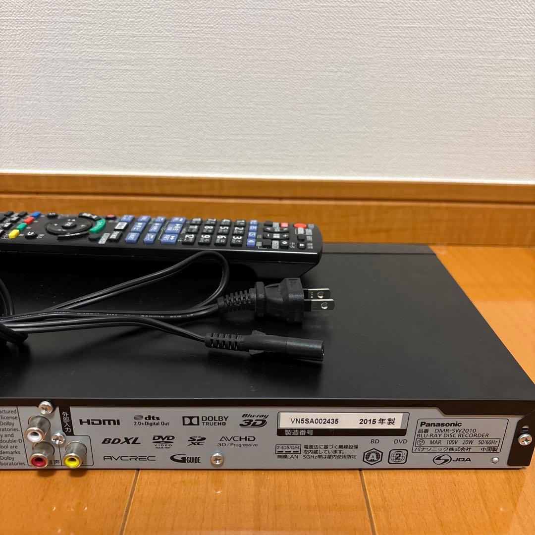 Panasonic　DIGA　Blu-rayレコーダー　DMR-SW2010