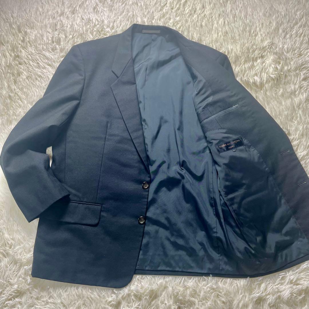 【希少】コムデギャルソンオム テーラードジャケット 黒 L 80s アーカイブ