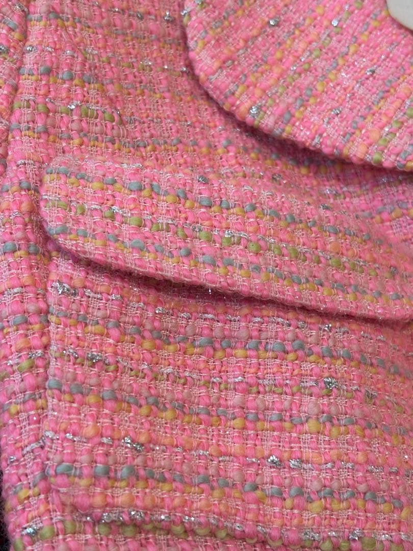 シャネル　CHANEL■ミラーCCボタン　ジャケット　34