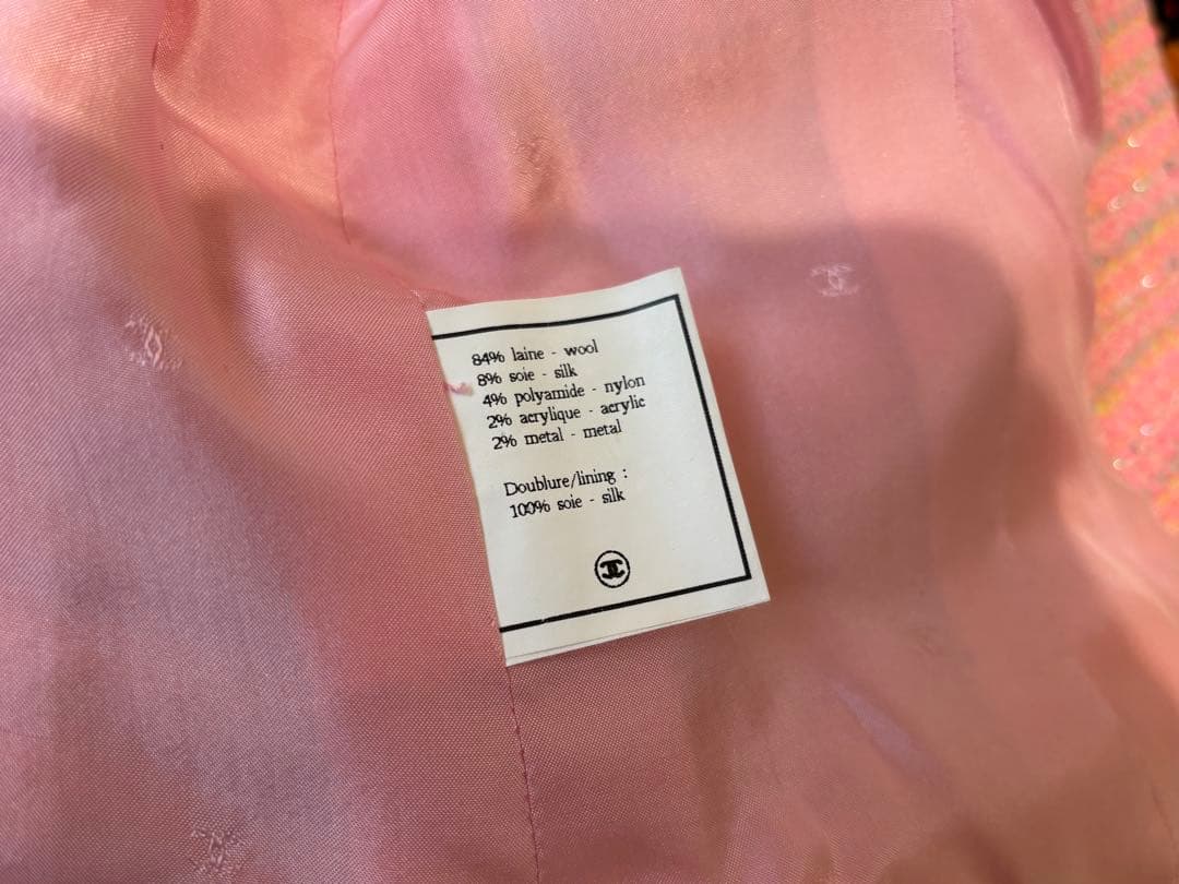 シャネル　CHANEL■ミラーCCボタン　ジャケット　34