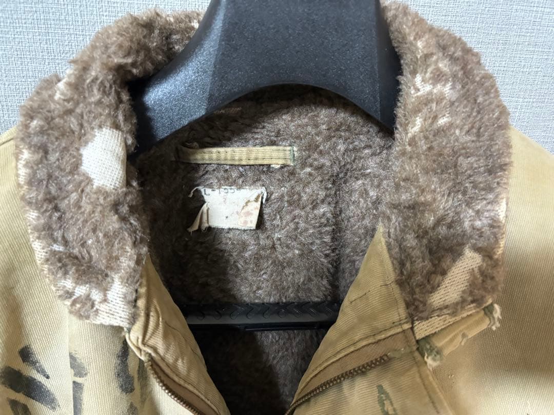 【実戦使用個体】 40s N-1デッキジャケットCONMAR ステンシル
