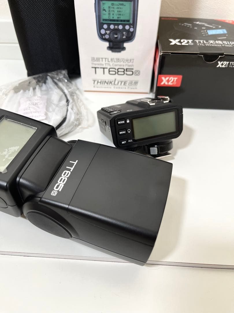 Godox TT685o＋X2To オリンパス・パナ対応ストロボ＆トリガーset