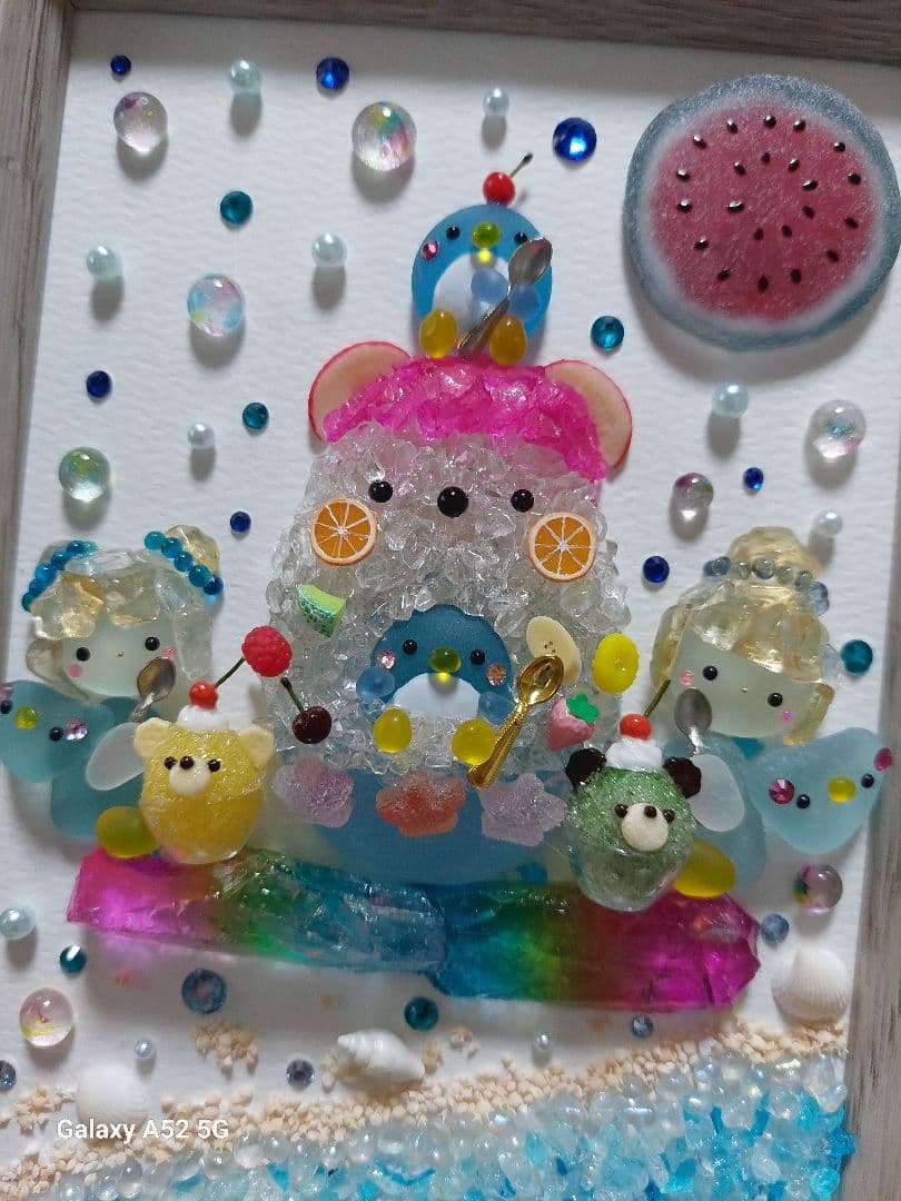 シーグラスアート しろくまかき氷♪