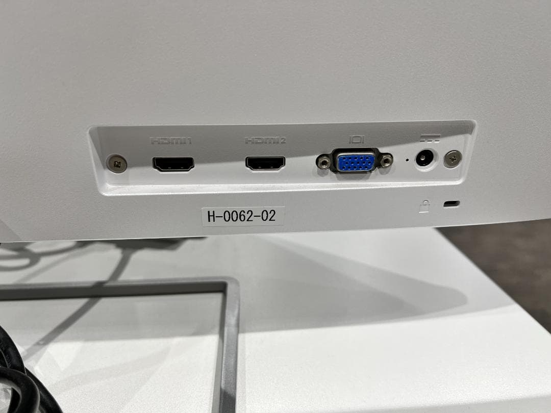 HP ホワイト モニター HDMI VGA