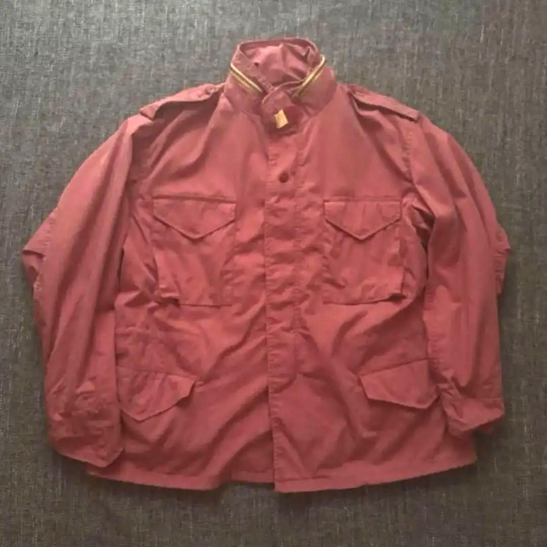 ヴィンテージ ミリタリータイプ フィールドジャケット　　ワインレッド