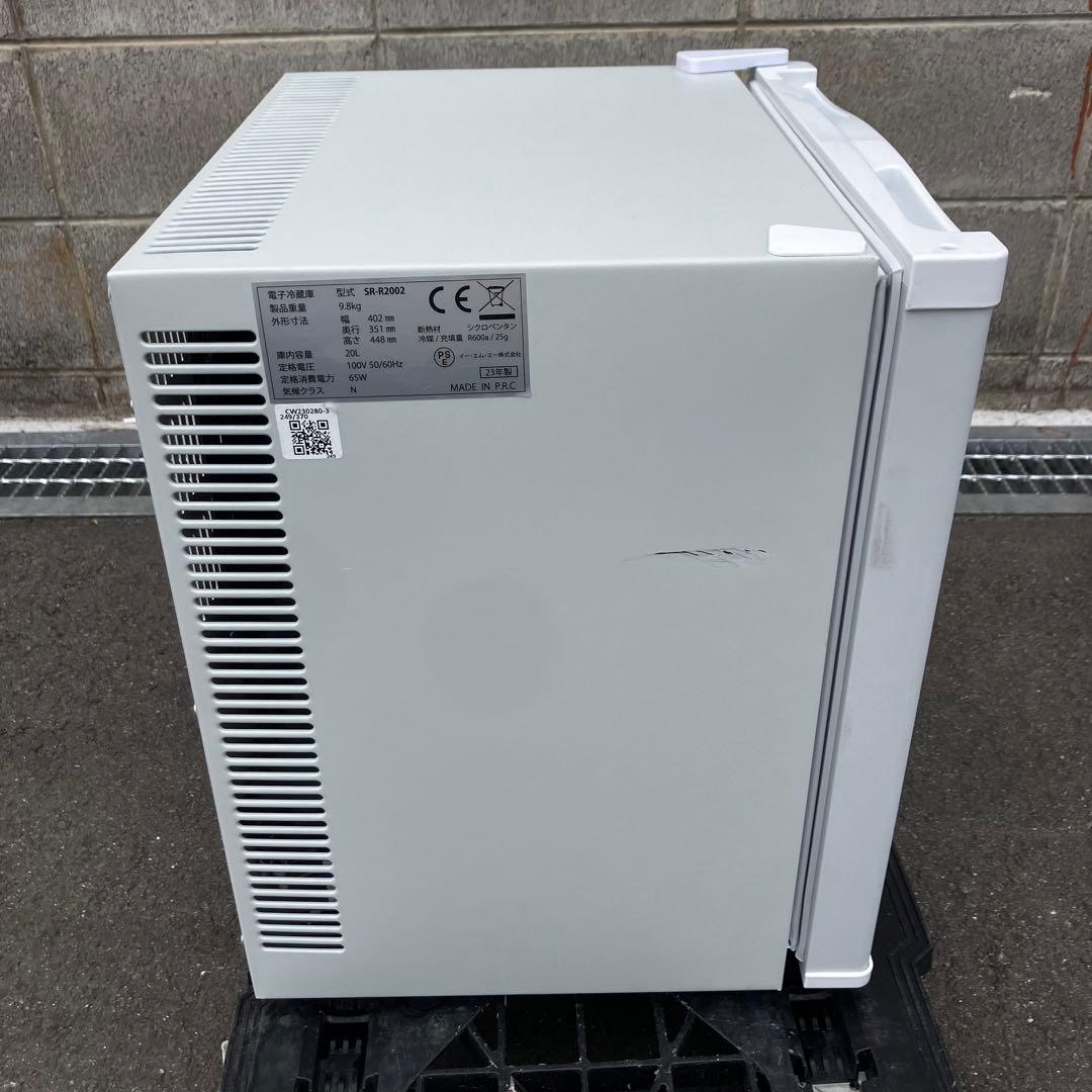 サンルック 1ドア冷蔵庫 ペルチェ式 SR-R2002