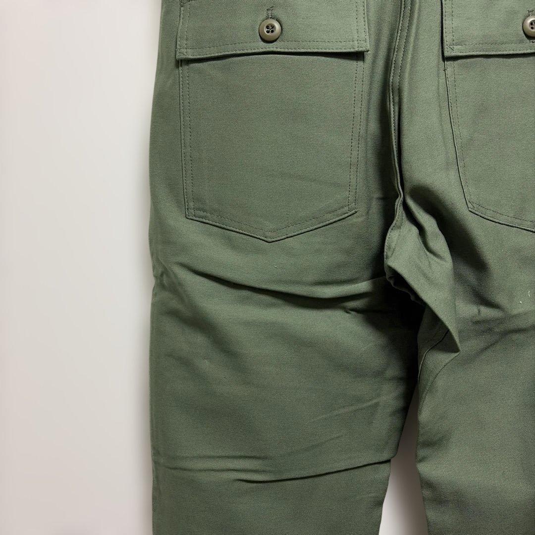 【未使用USA製】旧タグGUNG HOベイカーパンツ　バックサテンW32L32