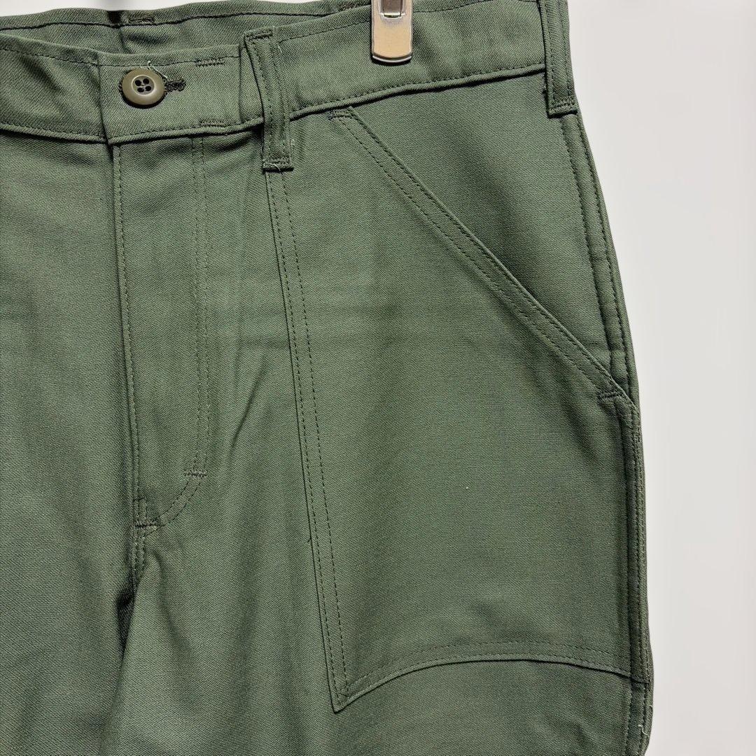 【未使用USA製】旧タグGUNG HOベイカーパンツ　バックサテンW32L32