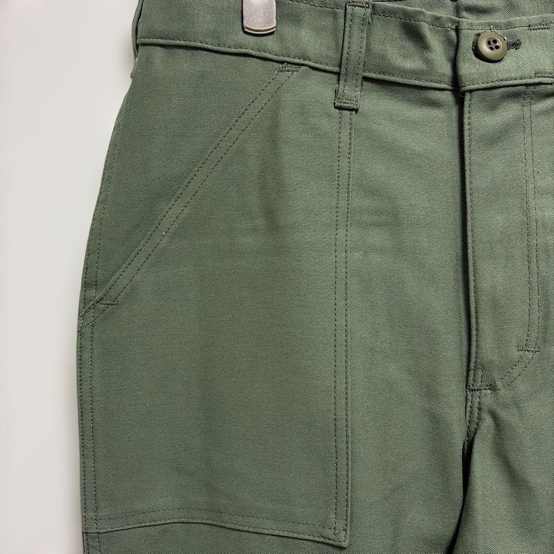 【未使用USA製】旧タグGUNG HOベイカーパンツ　バックサテンW32L32