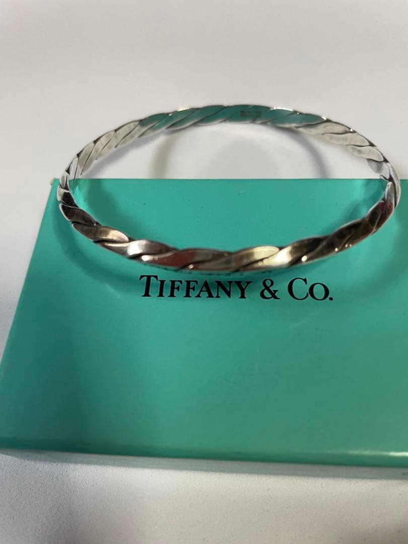 正規品Tiffany & Co. シルバー ツイストバングル