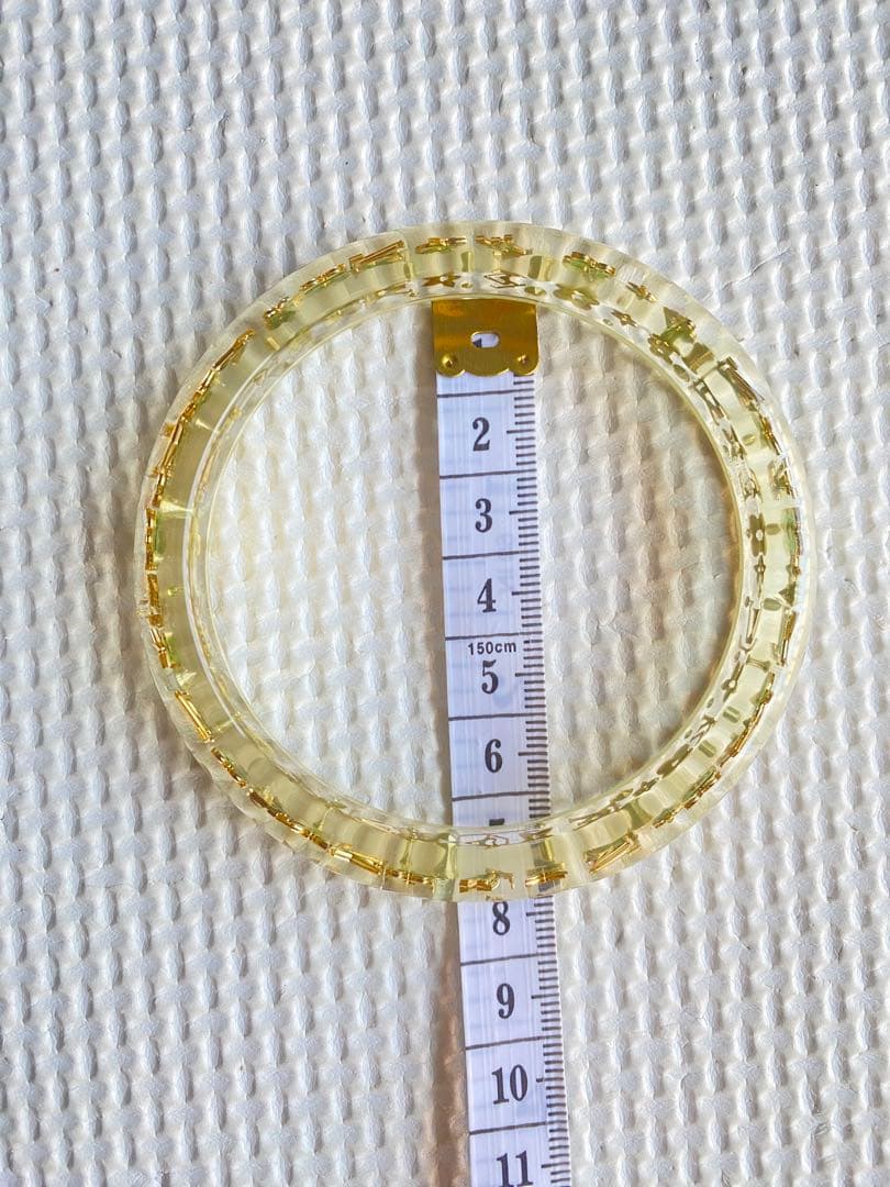 美品　正規品 Louis Vuitton クリア ゴールド バングル M