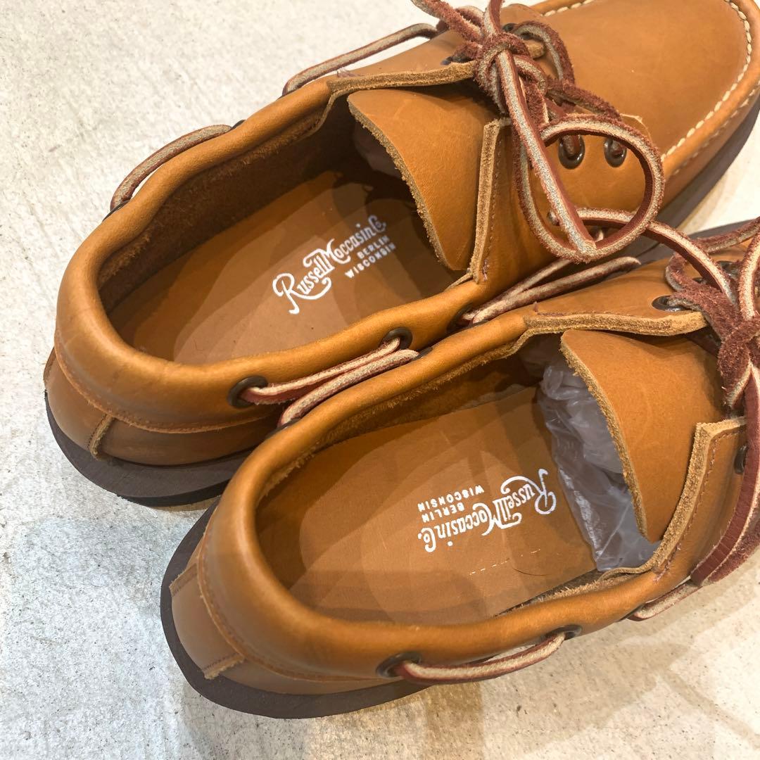 531962デッドストック☆Russell Moccasinデッキシューズ