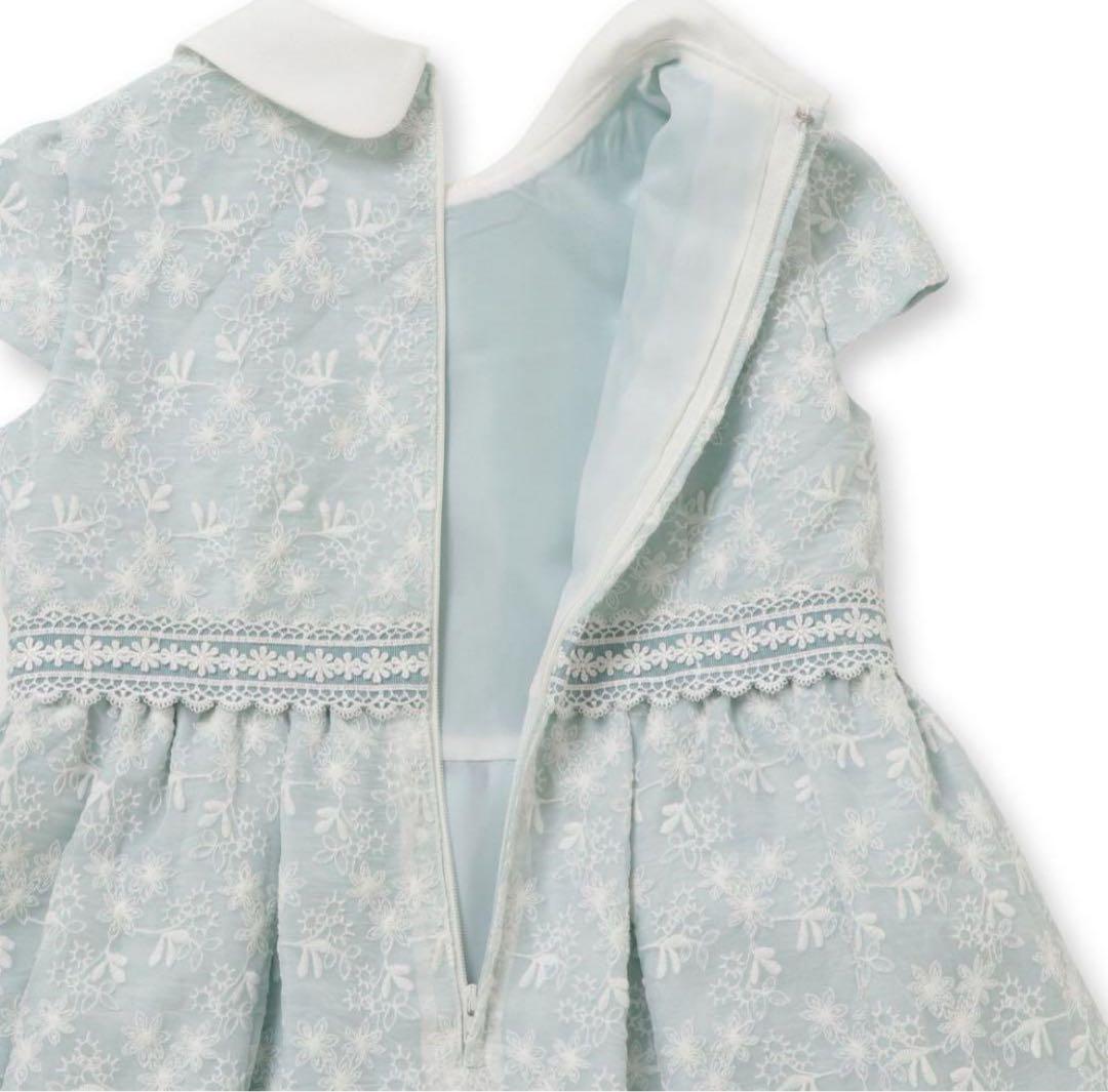 ショパン　ミントカラーニュアンスレースアンサンブル　130 ★靴付