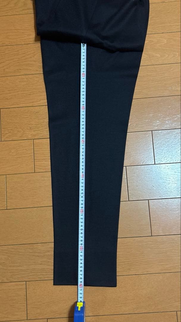 本日限定価格azabutailorネイビービジネススーツ(ジャージスーツ)