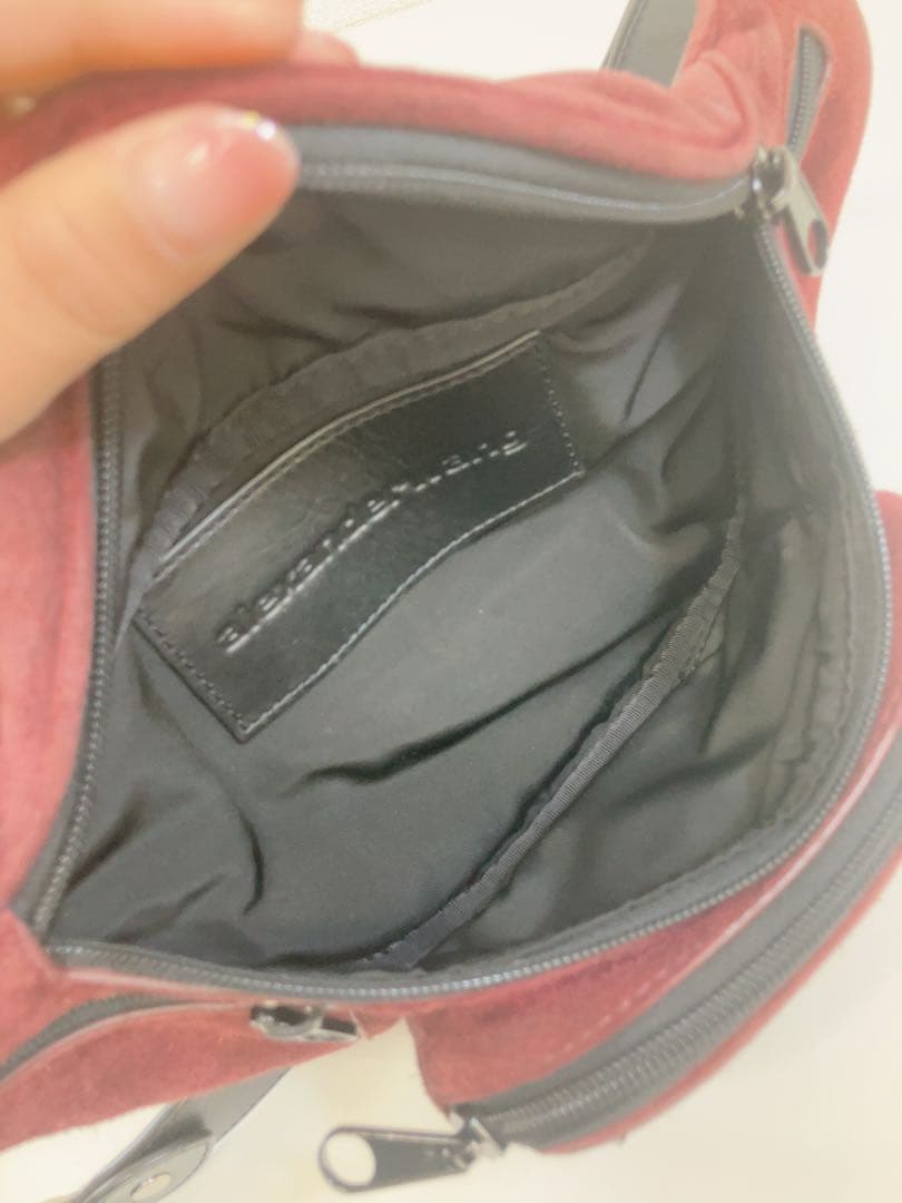 ★激レア アレキサンダーワン バーガンディ アッティカ スエード ウエストバッグ