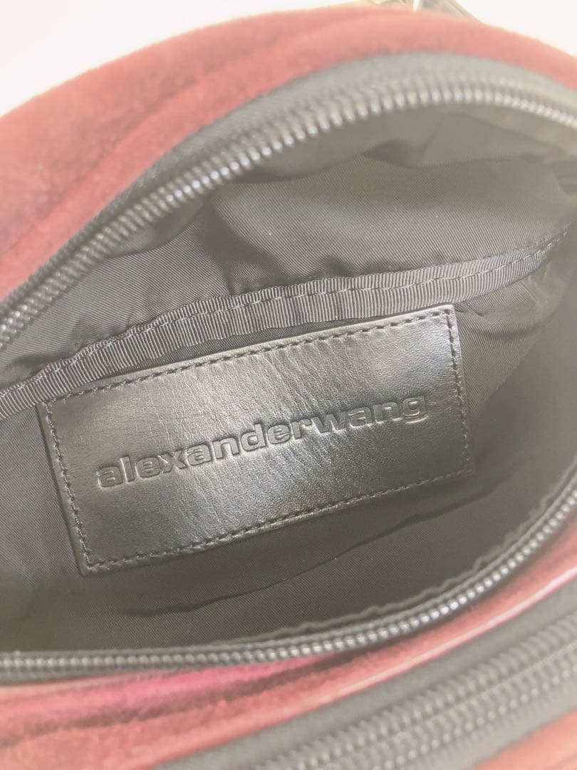 ★激レア アレキサンダーワン バーガンディ アッティカ スエード ウエストバッグ