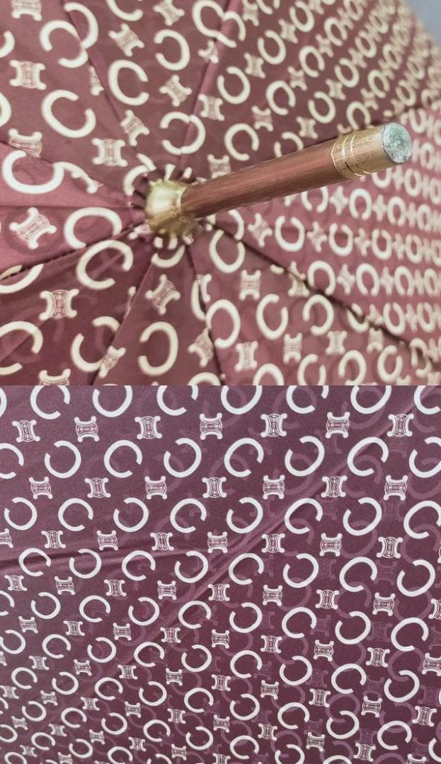 CELINE セリーヌ 傘 アンブレラ Cマカダム