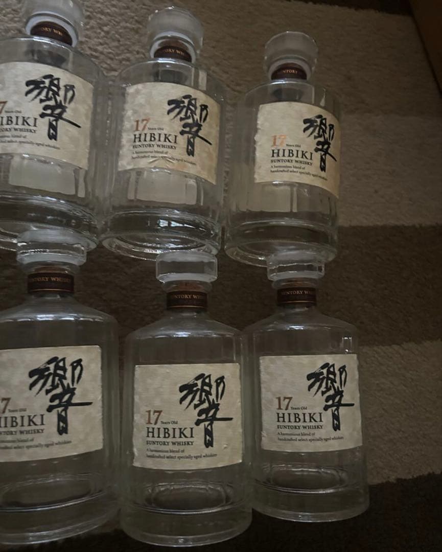 ※ 空瓶※ 響 17年 ウイスキー サントリー 空ボトル まとめ売り