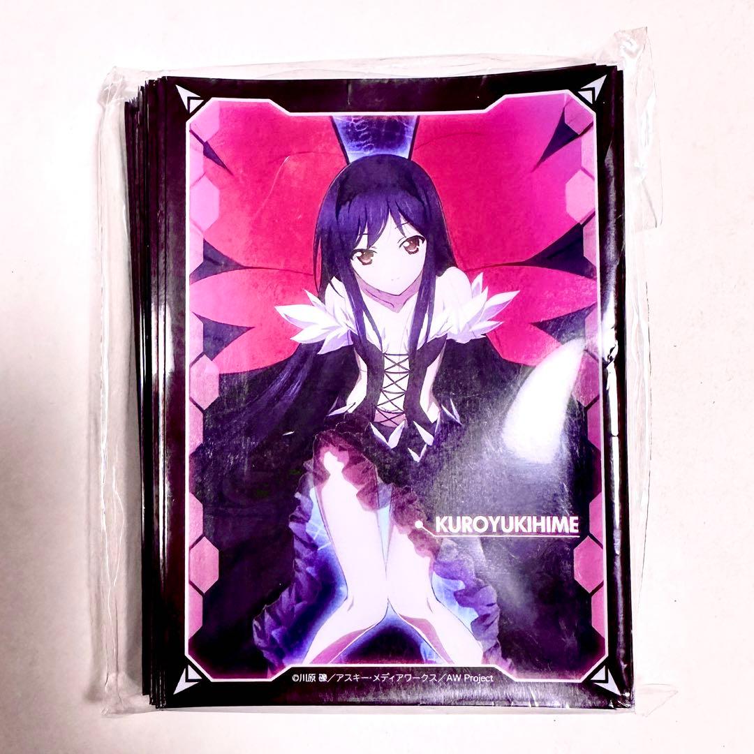 アクセルワールド 黒雪姫 スリーブ ヴァイスシュバルツ 非売品