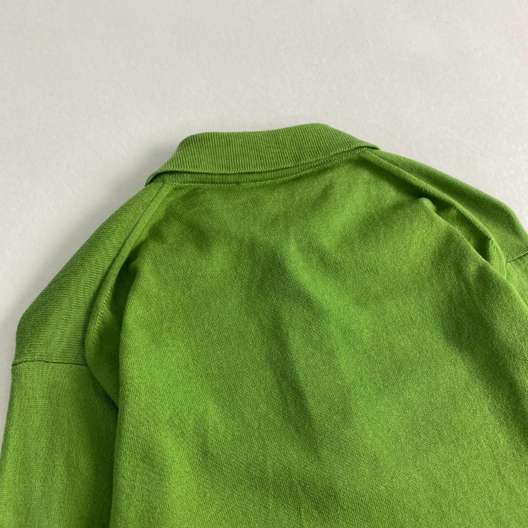 グッチ　ポロシャツ　ロゴ刺しゅう　クロップド丈　イタリア製 ワンポイント刺しゅう