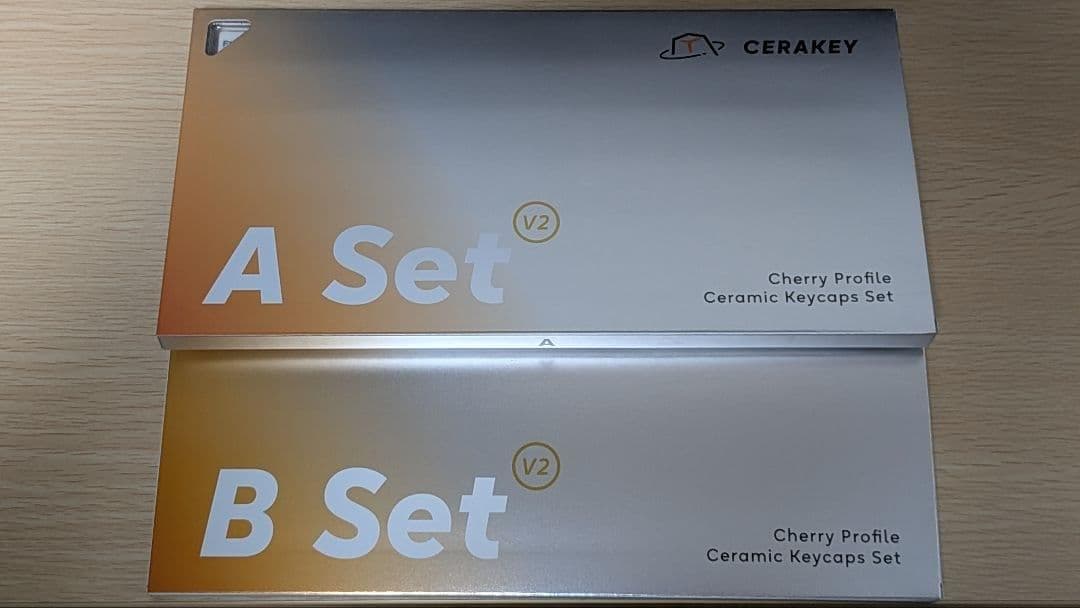 Cerakey Ceramic Keycap V2 A + B セット
